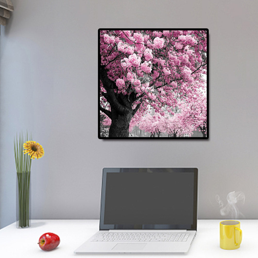 Cherry Tree - Full Round Drill Diamond Painting 30*30CM