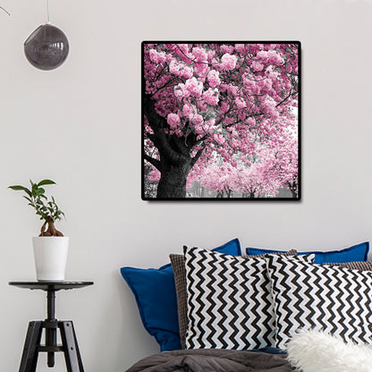 Cherry Tree - Full Round Drill Diamond Painting 30*30CM