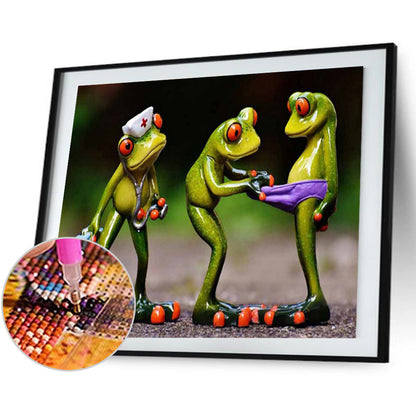 Frog - Full Round Drill Diamond Painting 30*40CM