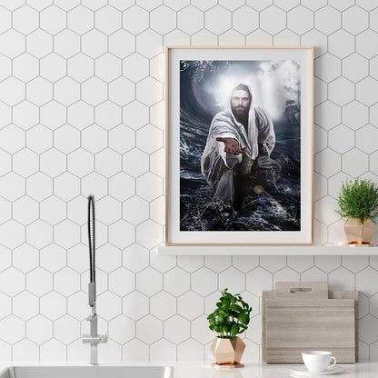 Jesus - Full Round Drill Diamond Painting 30*40CM