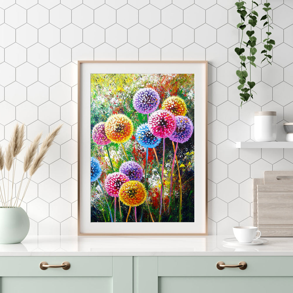 Dandelion - Full Square Drill Diamond Painting 40*50CM