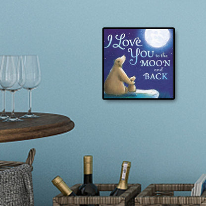 Word - Full Round Drill Diamond Painting 30*30CM