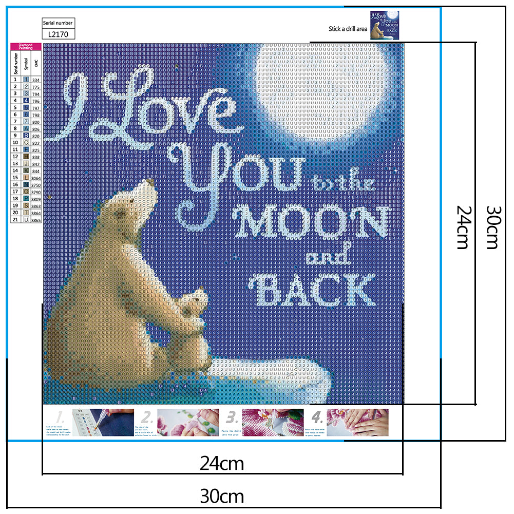 Word - Full Round Drill Diamond Painting 30*30CM