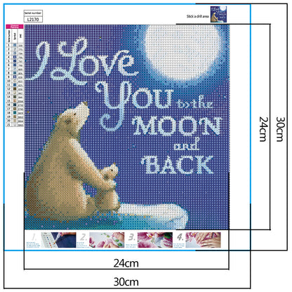 Word - Full Round Drill Diamond Painting 30*30CM