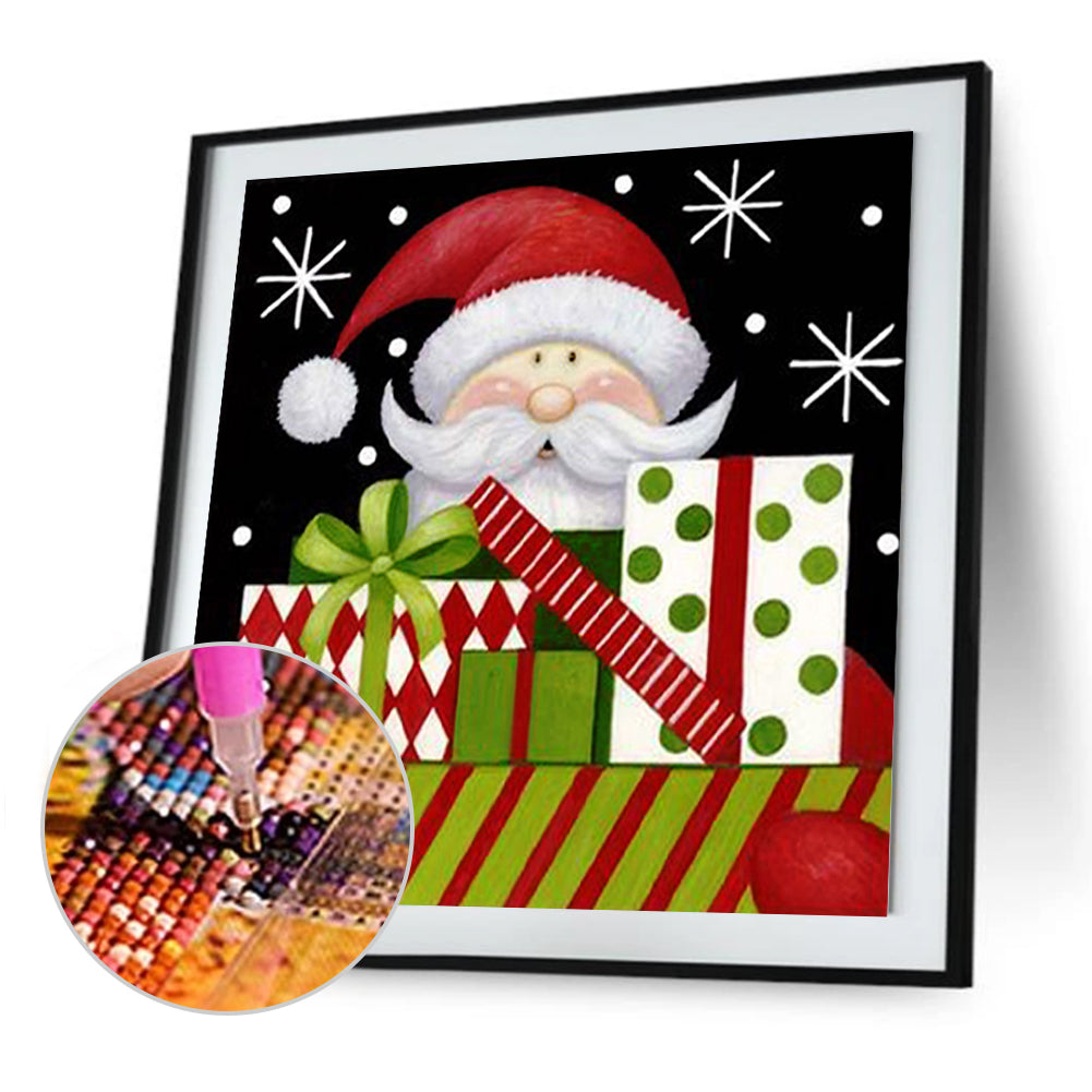 Christmas - Full Round Drill Diamond Painting 30*30CM