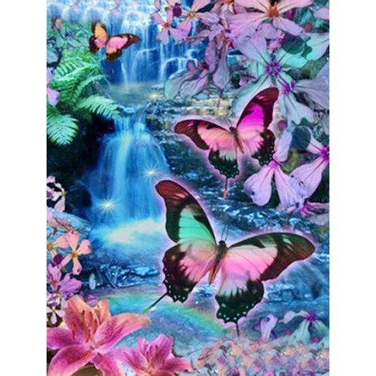 Butterfly - Full Square Drill Diamond Painting 40*50CM