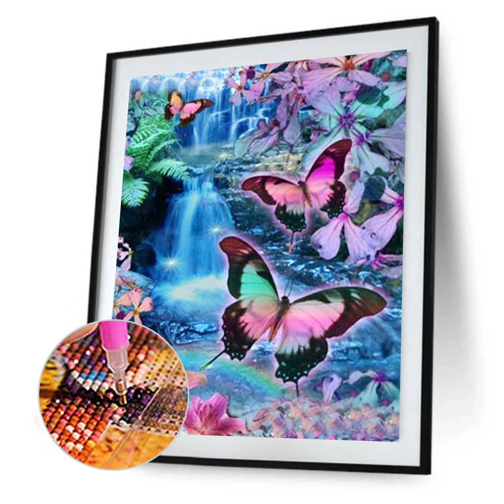 Butterfly - Full Square Drill Diamond Painting 40*50CM