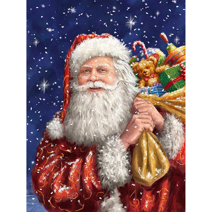 Santa Claus - Full Round Drill Diamond Painting 30*40CM