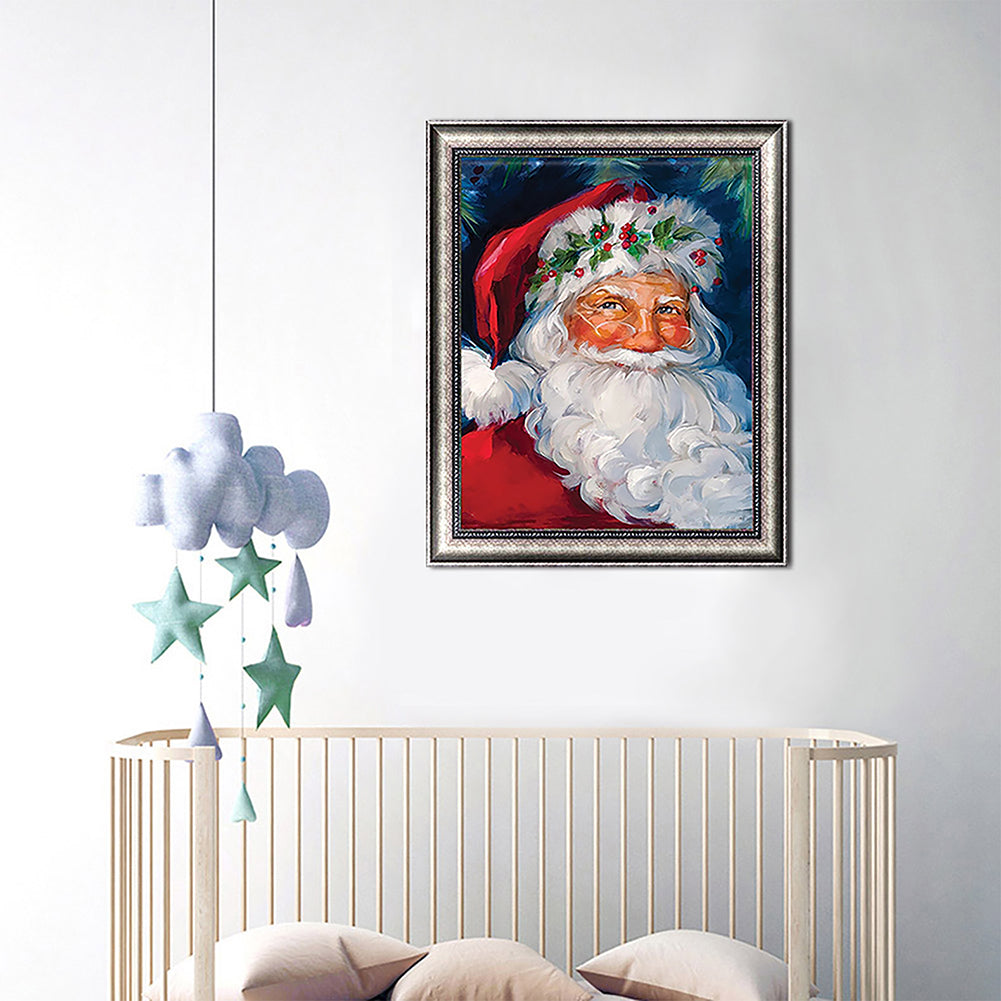 Santa Claus - Full Round Drill Diamond Painting 30*40CM