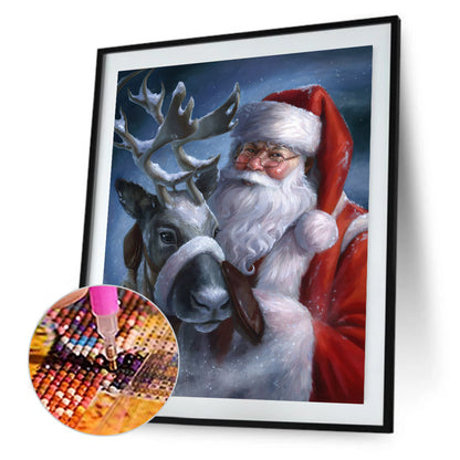 Santa Claus - Full Round Drill Diamond Painting 30*40CM