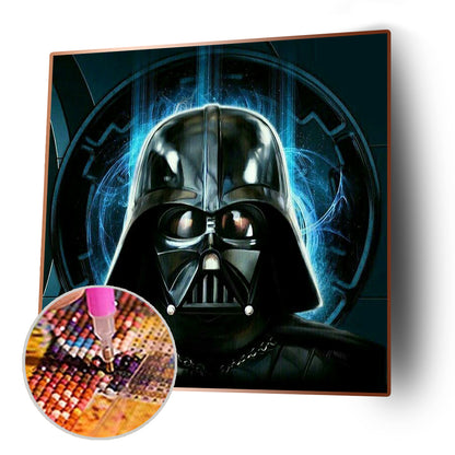 Black Warrior - Full Round Drill Diamond Painting 30*30CM