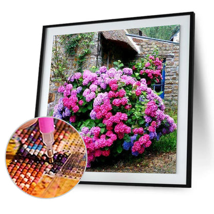 Flowers - Full Round Drill Diamond Painting 30*30CM