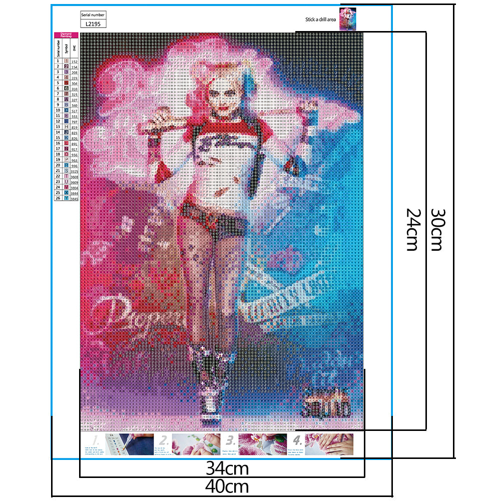 Harley - Full Round Drill Diamond Painting 30*40CM