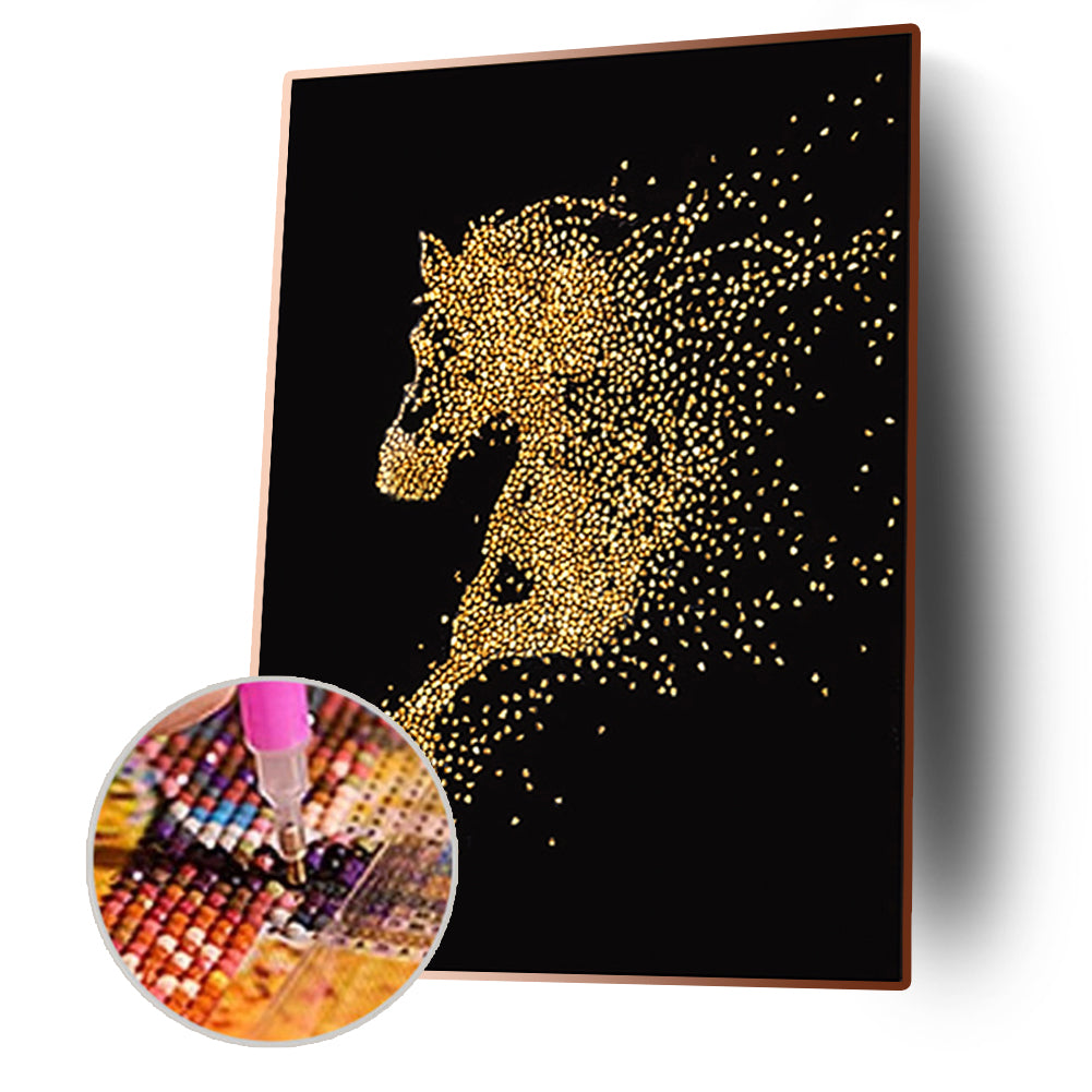 Horse - Full Round Drill Diamond Painting 40*50CM