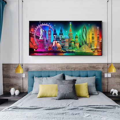 City Night - Full Round Drill Diamond Painting 100*50CM