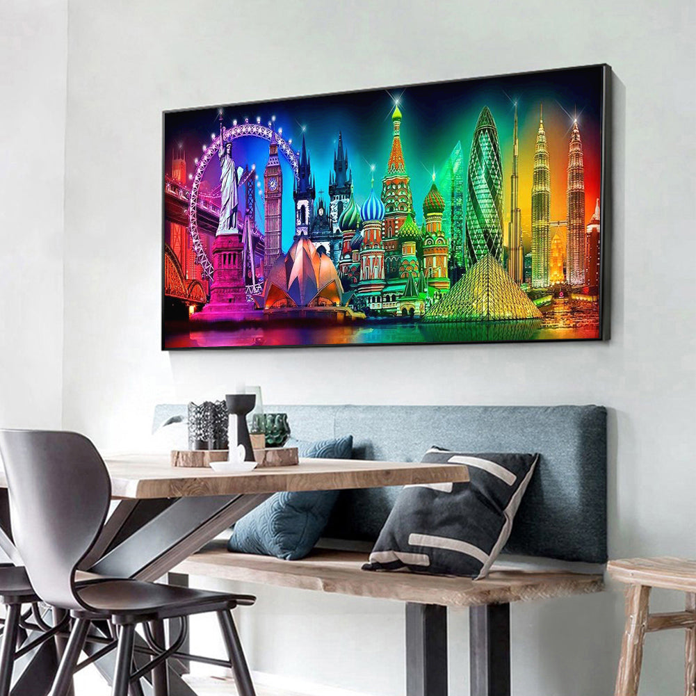 City Night - Full Round Drill Diamond Painting 100*50CM