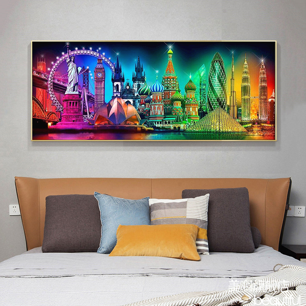 City Night - Full Round Drill Diamond Painting 100*50CM