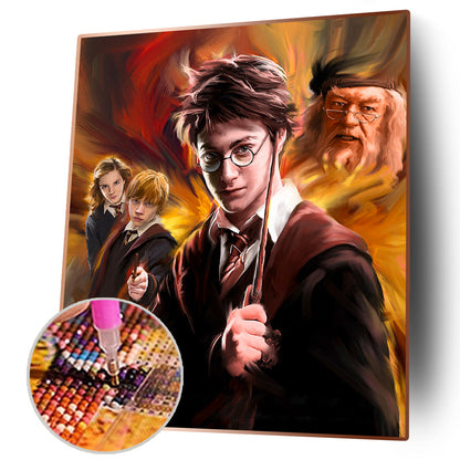 Harry Potter - Full Round Drill Diamond Painting 30*40CM