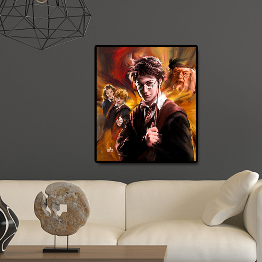 Harry Potter - Full Round Drill Diamond Painting 30*40CM