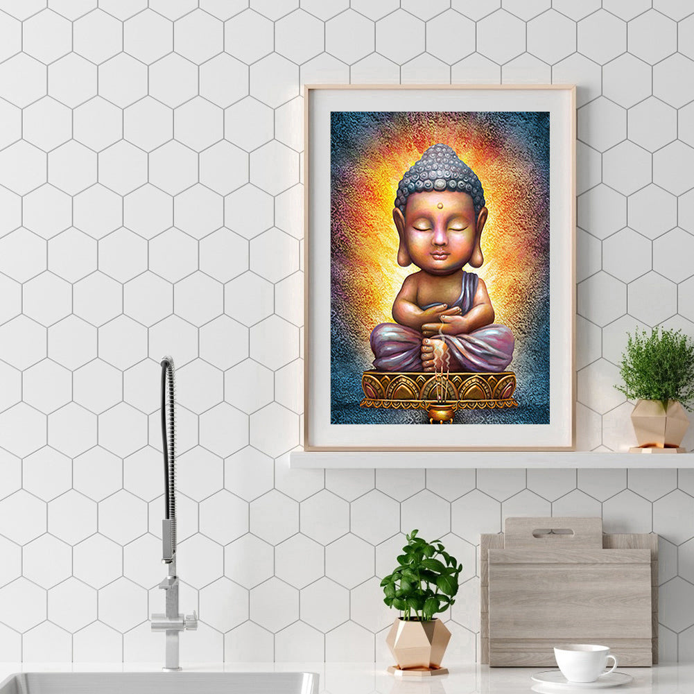 Buddha - Full Round Drill Diamond Painting 30*40CM