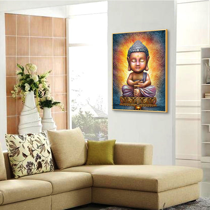 Buddha - Full Round Drill Diamond Painting 30*40CM