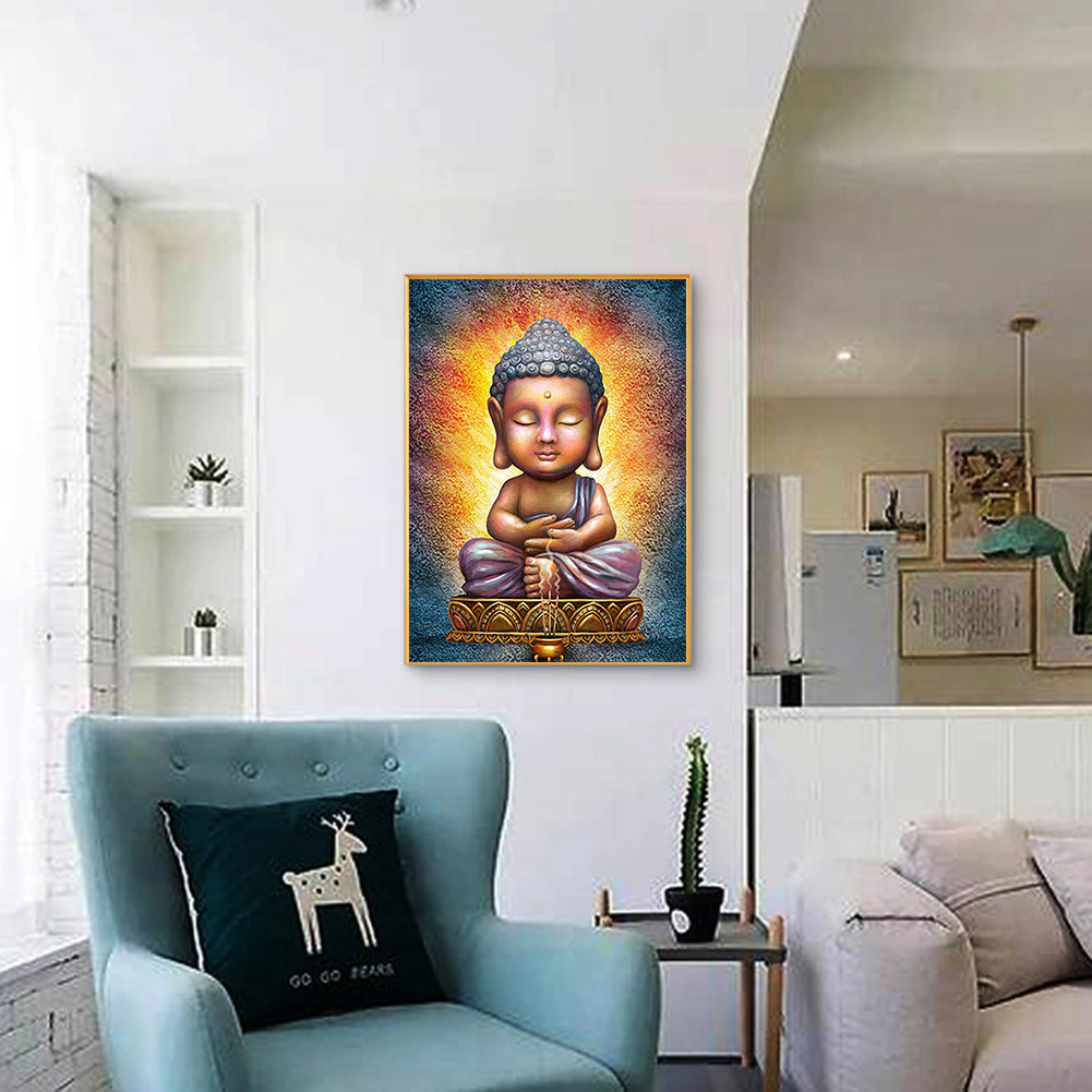 Buddha - Full Round Drill Diamond Painting 30*40CM