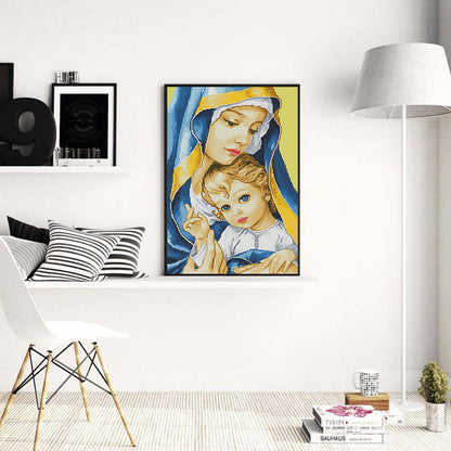 Mother Love - Full Round Drill Diamond Painting 30*40CM