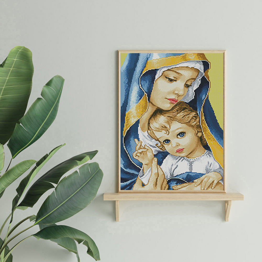 Mother Love - Full Round Drill Diamond Painting 30*40CM