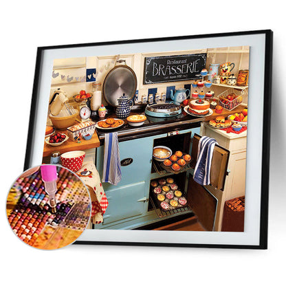 Kitchen - Full Round Drill Diamond Painting 40*30CM