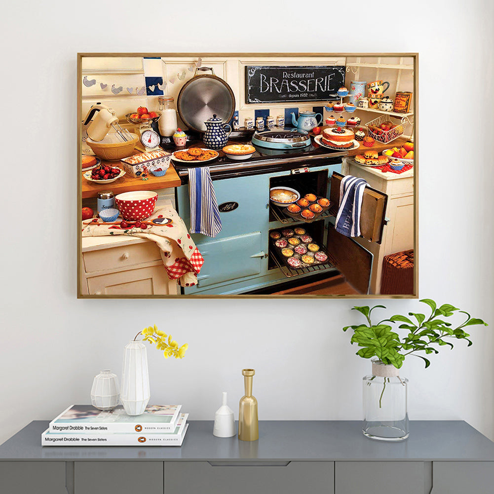 Kitchen - Full Round Drill Diamond Painting 40*30CM