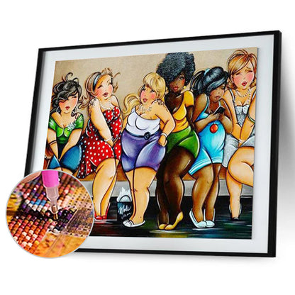 Ladies - Full Round Drill Diamond Painting 40*30CM