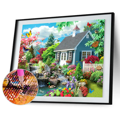 Yard - Full Round Drill Diamond Painting 40*30CM