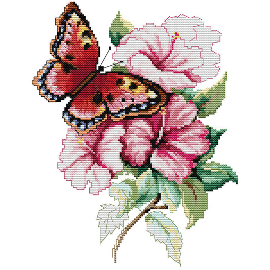 Butterfly - 14CT Cross Stitch 28*35CM