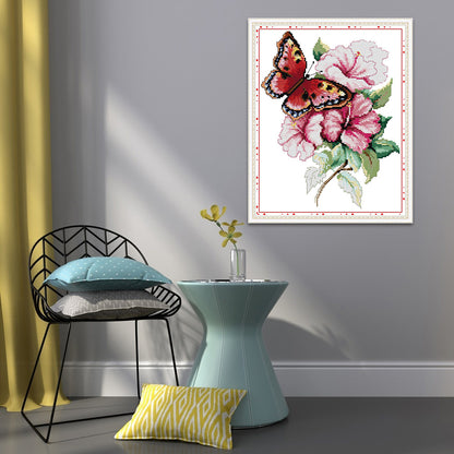 Butterfly - 14CT Cross Stitch 28*35CM