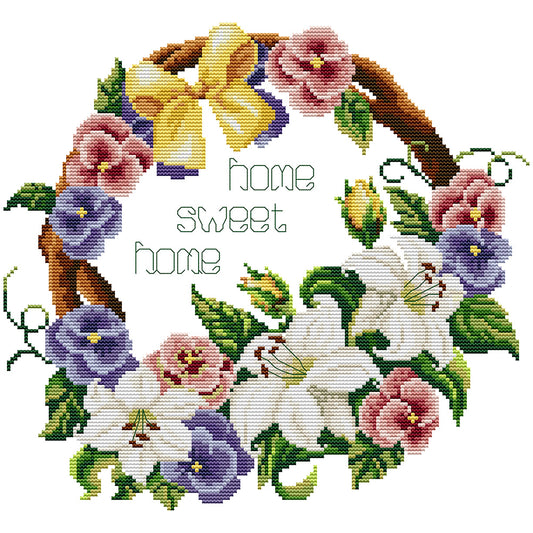 Sweet Home - 14CT Cross Stitch 35*33CM