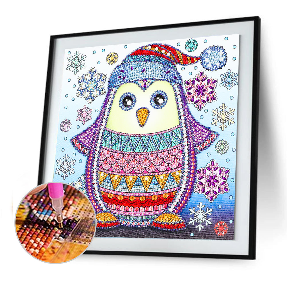 Penguin - Special Shaped Drill Diamodn Painting 30*30CM