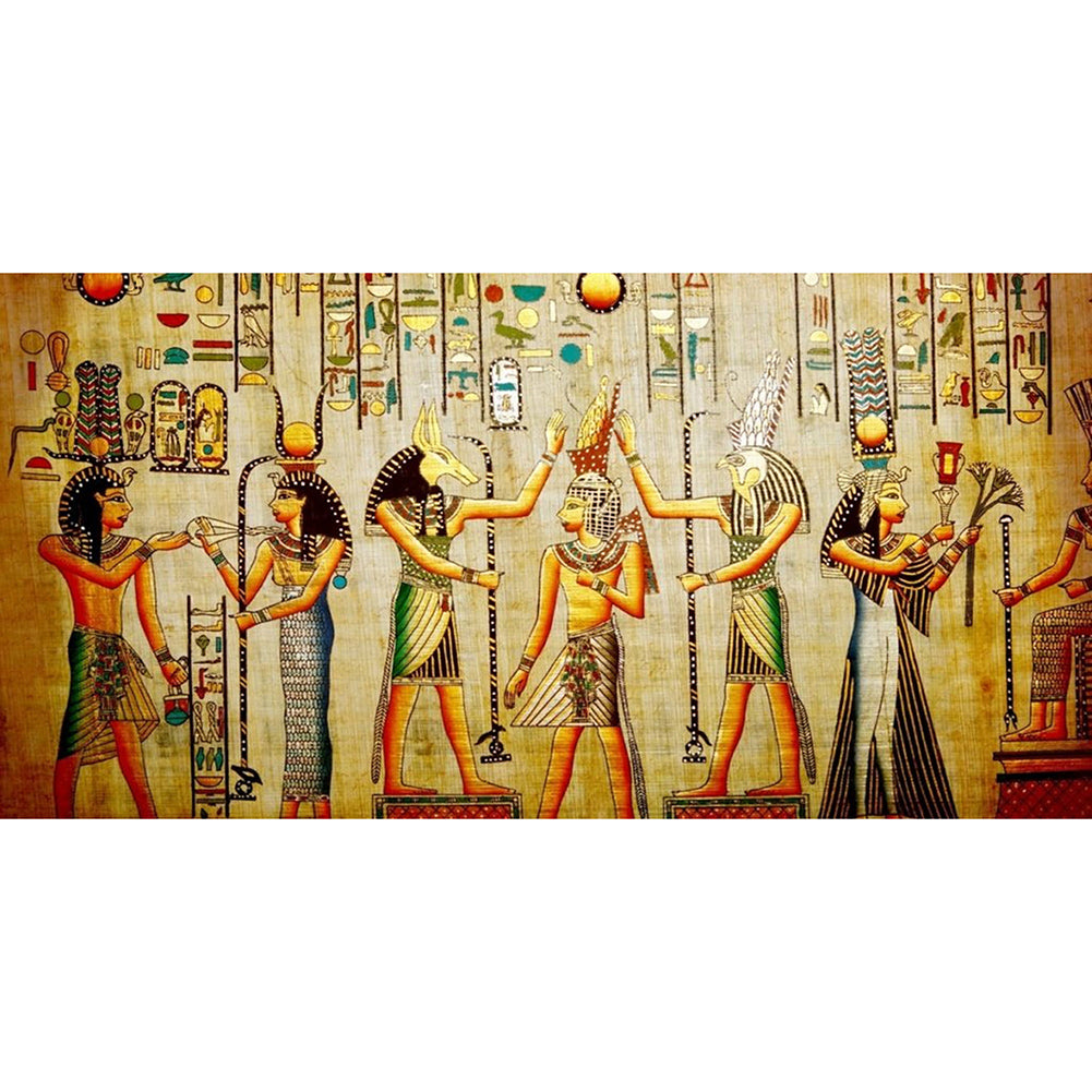 Egypt Life - Full Round Drill Diamond Painting 100*50CM