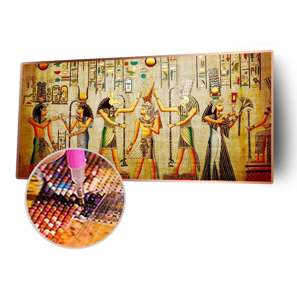 Egypt Life - Full Round Drill Diamond Painting 100*50CM