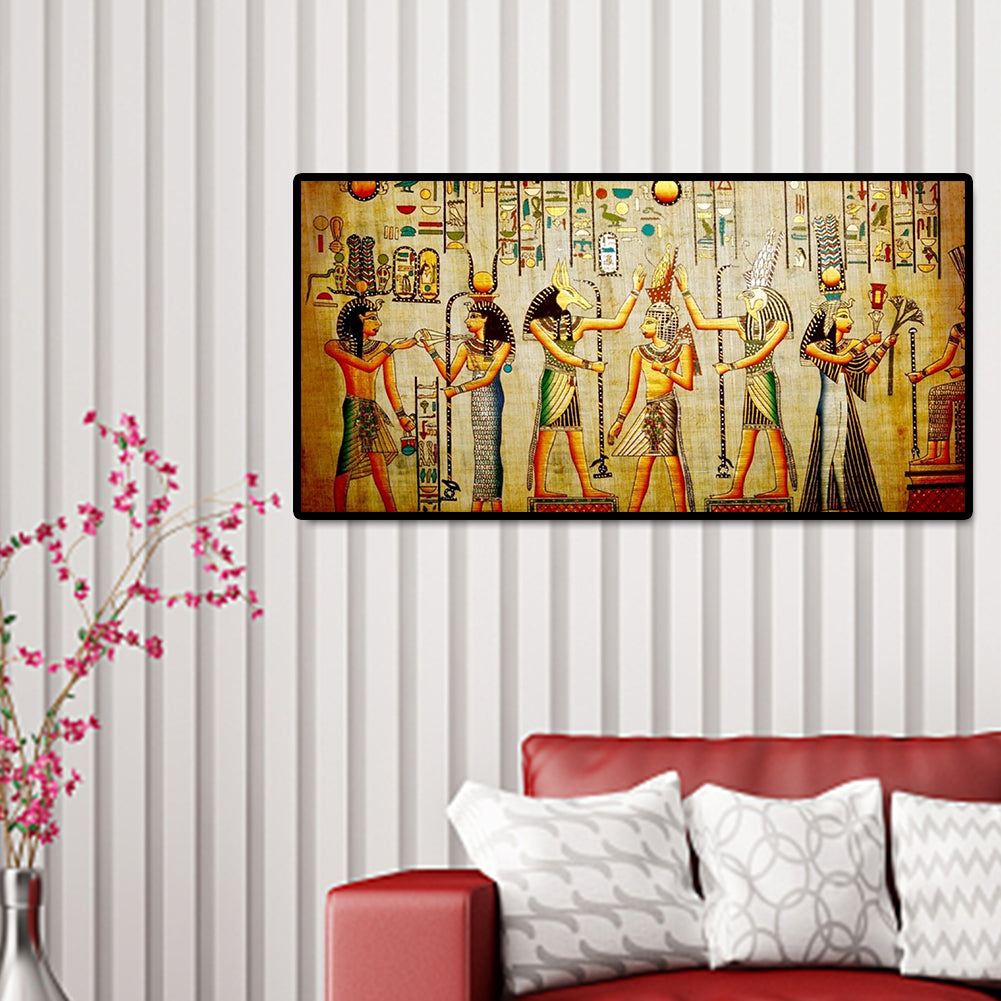 Egypt Life - Full Round Drill Diamond Painting 100*50CM