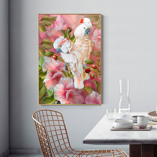 Parrots - Full Round Drill Diamond Painting 30*40CM