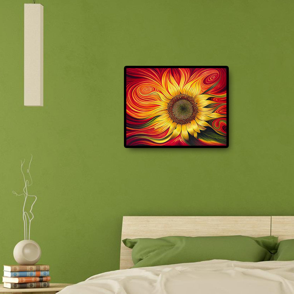 Sunflower - Full Square Drill Diamond Painting 50*40CM