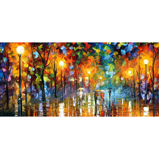 Street View - Full Round Drill Diamond Painting 80*40CM