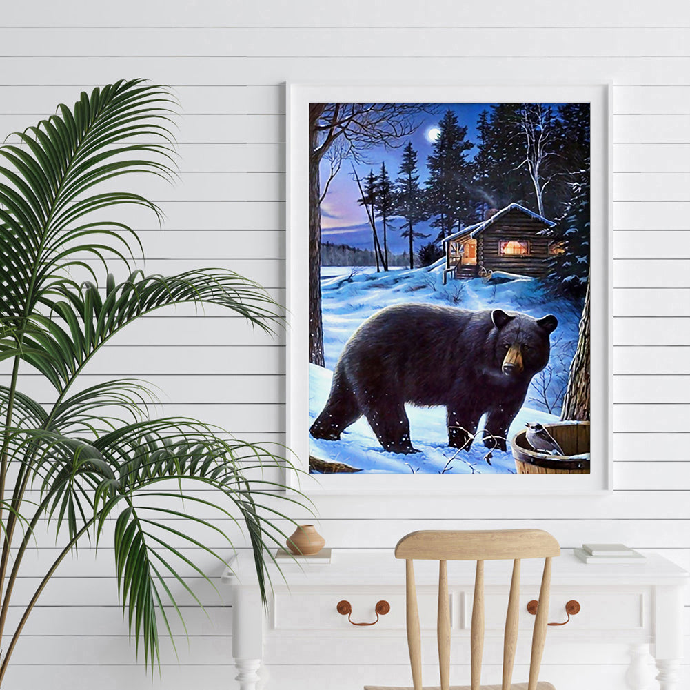Bear - Full Round Drill Diamond Painting 30*40CM