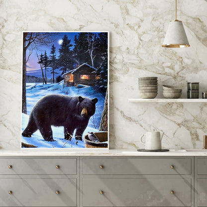 Bear - Full Round Drill Diamond Painting 30*40CM