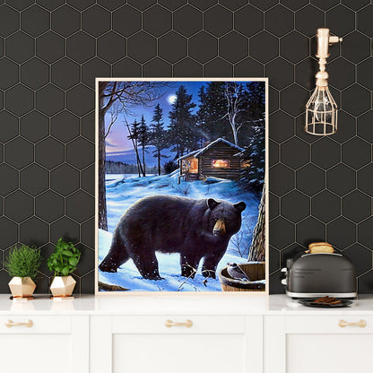 Bear - Full Round Drill Diamond Painting 30*40CM