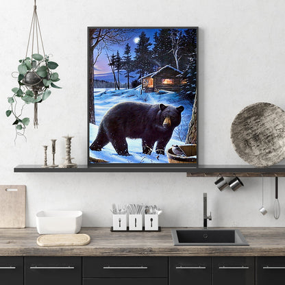 Bear - Full Round Drill Diamond Painting 30*40CM
