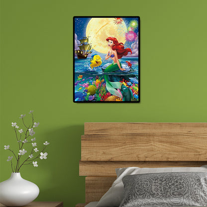 Mermaid - Full Round Drill Diamond Painting 30*40CM