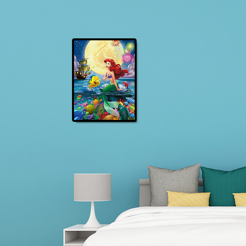Mermaid - Full Round Drill Diamond Painting 30*40CM