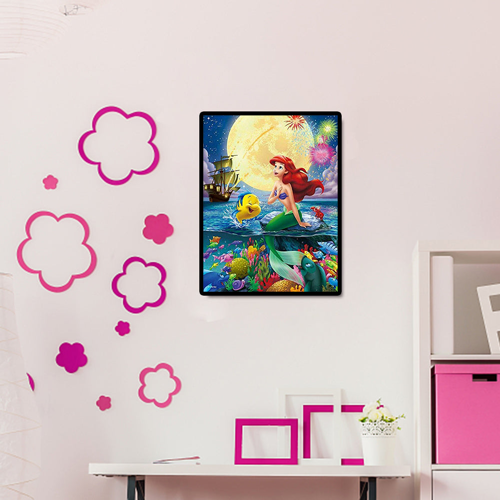 Mermaid - Full Round Drill Diamond Painting 30*40CM