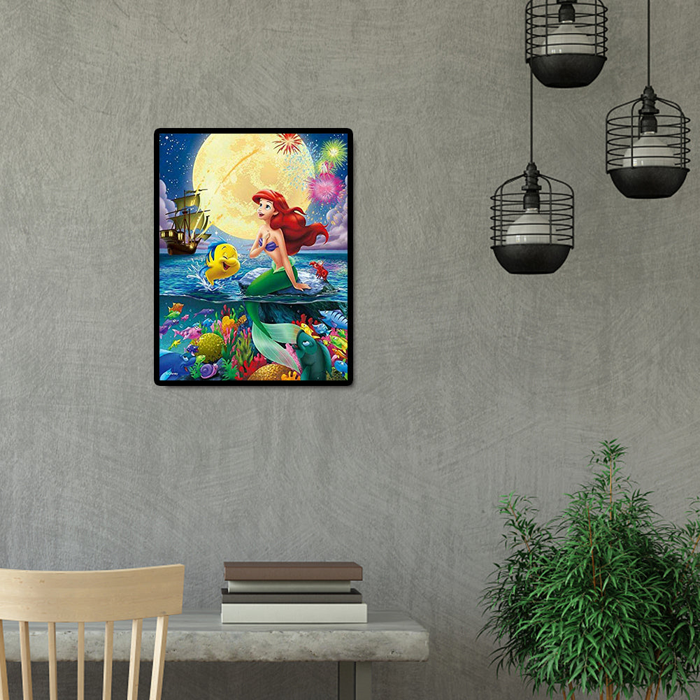 Mermaid - Full Round Drill Diamond Painting 30*40CM